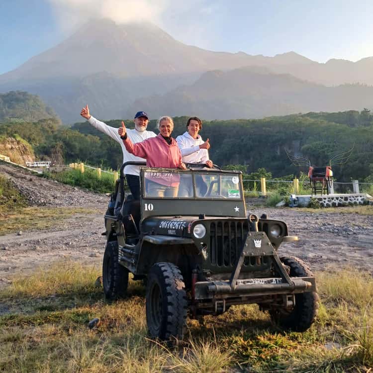 Jeep adventure on Mount Merapi