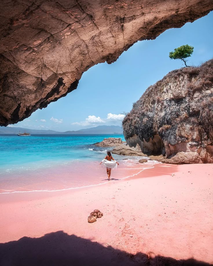 Pink Beach in Komodo National Park